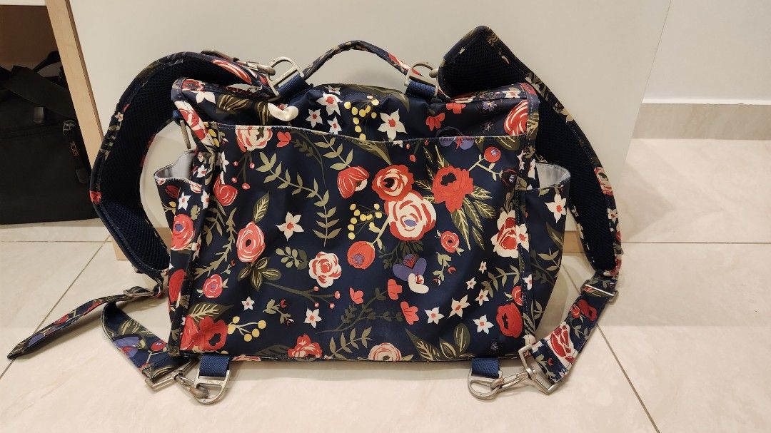 FREE SHIPPING Jujube Midnight Posy Classic Convertible Diaper Bag FREE diaper mat Babies Kids Going Out Diaper Bags Wetbags on Carousell