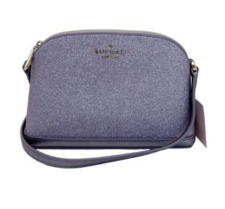 Kate Spade K4624 Glitter Fabric CrossBody Bag In Deep Nova