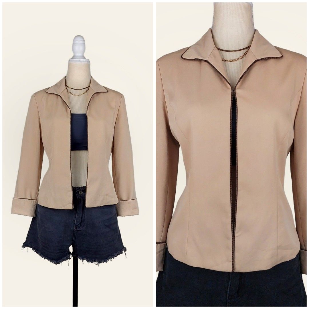 blazer low medium khaki