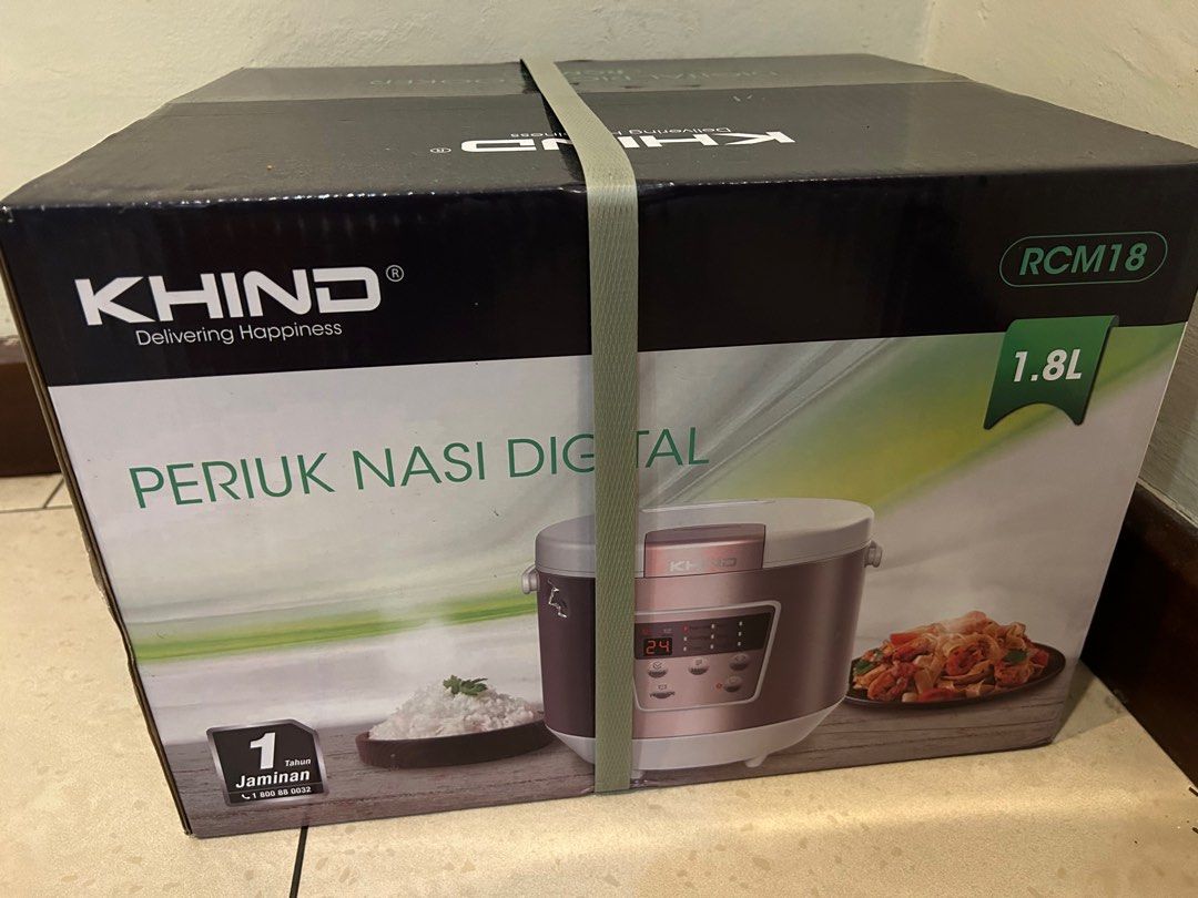 KHIND Digital Rice Cooker (1.8L), TV & Home Appliances, Kitchen