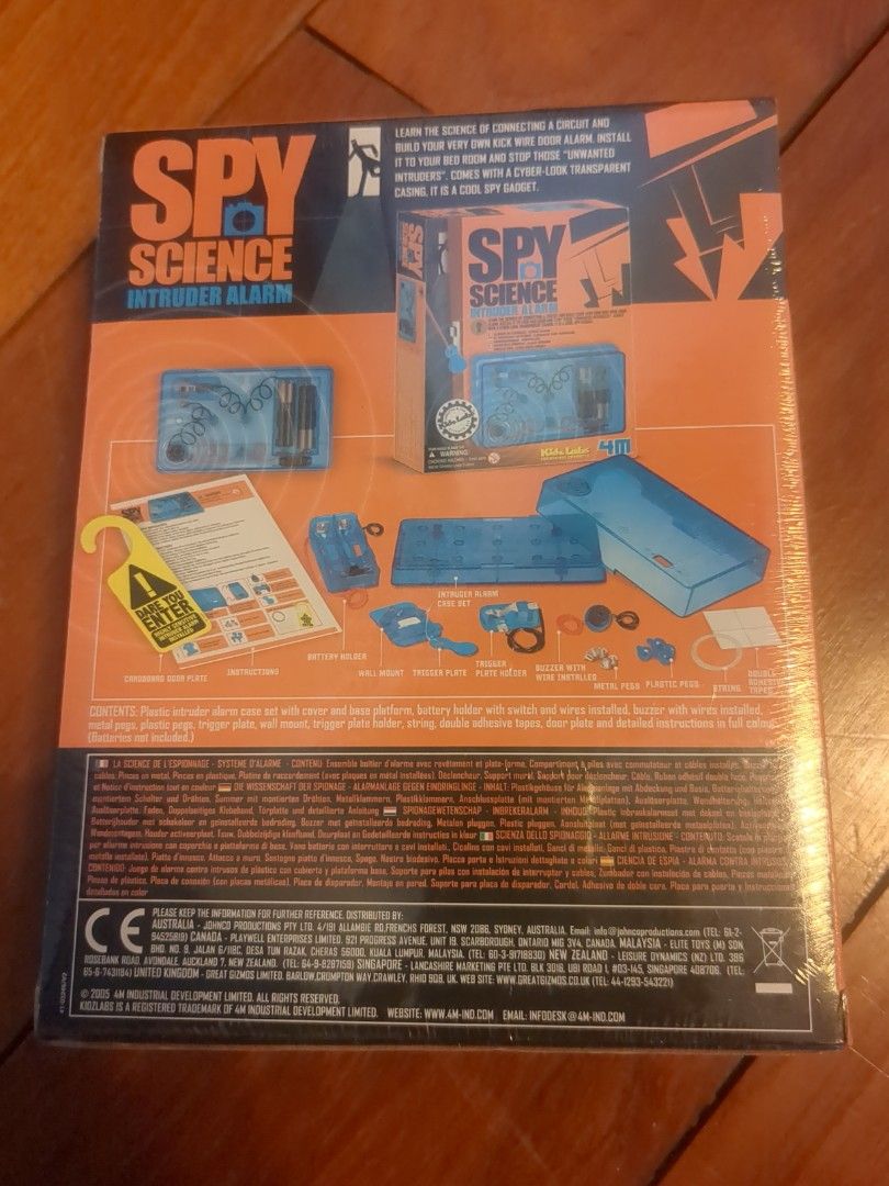 KidzLabs Spy Science Intruder Alarm Hobbies Toys Toys Games
