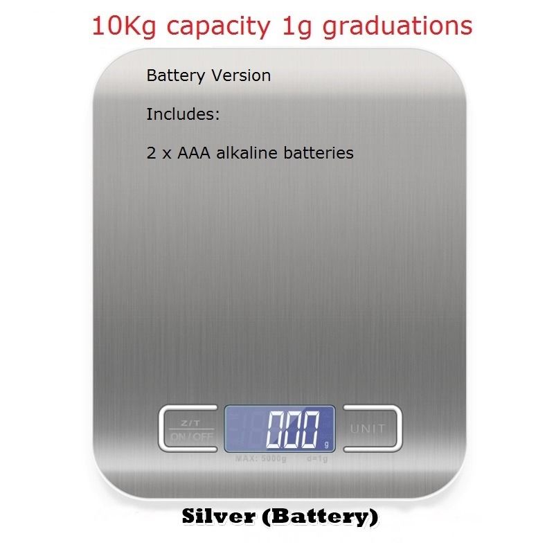 1pc 5000g-1g Kitchen Scale, Digital Food Scale with LCD Display, Precise  Weight Measuring for Baking Cooking