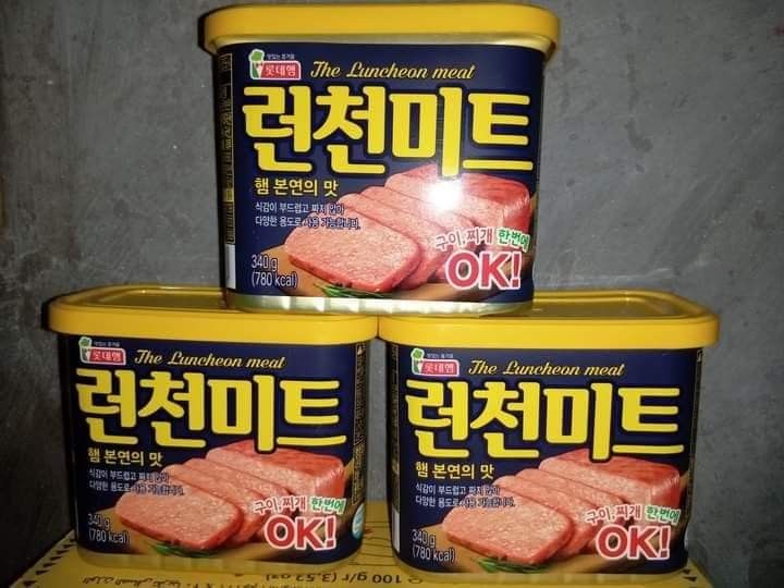 Korean spam Lotte (Category: Packaged & Instant Food) located in Antipolo. Submitted by Rueesha05 (Listing ID 1211687826, Image 1). Description: 24pcs per box we accept bulk order.