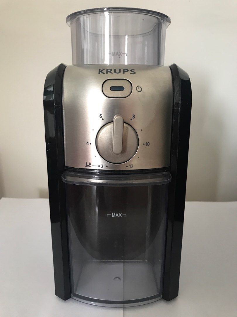 Krups GVX2 Flat Burr Coffee Grinder, TV & Home Appliances, Kitchen