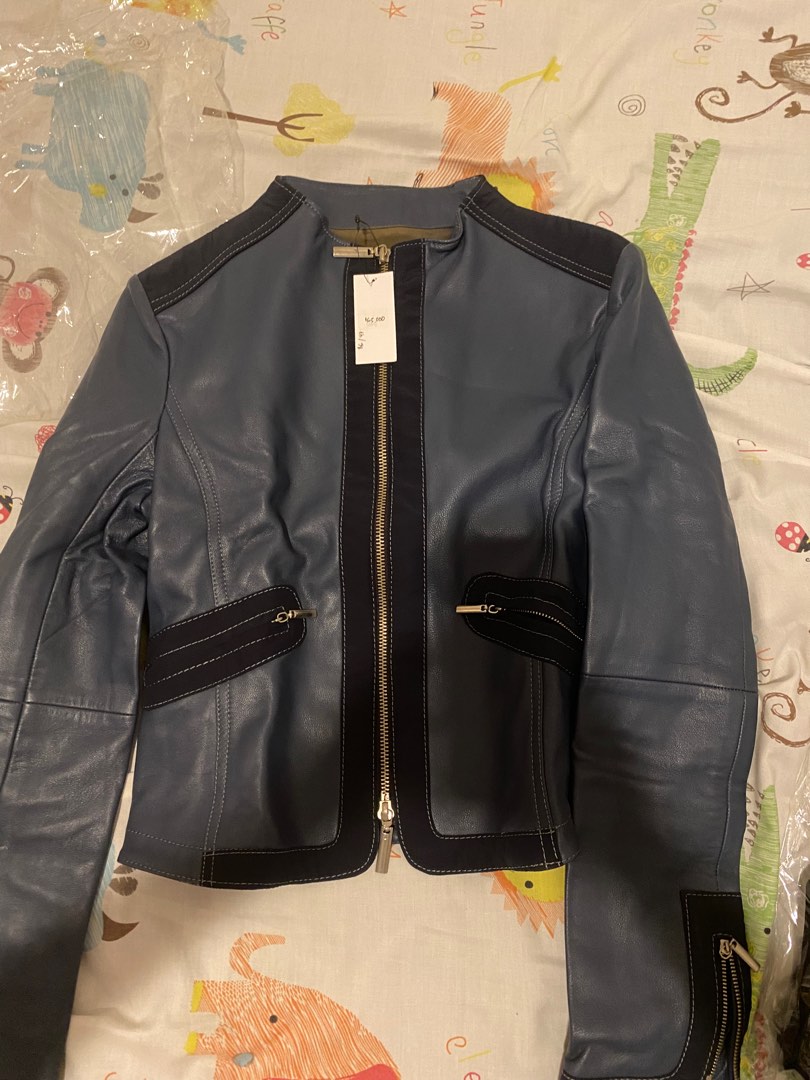 leather jacket jaket motor rockstar gf jaket acubi y2k, Women's Fashion ...