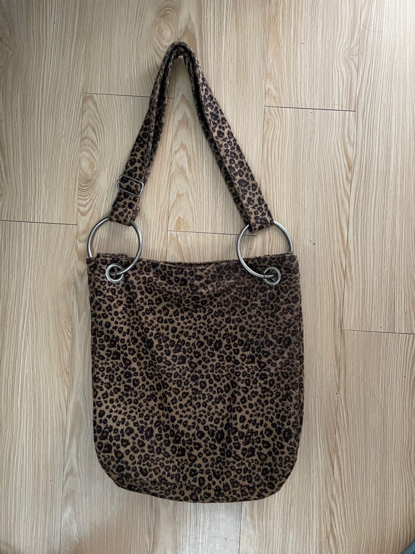 leopard shoulder bag, Women's Fashion, Bags & Wallets, Shoulder Bags on ...