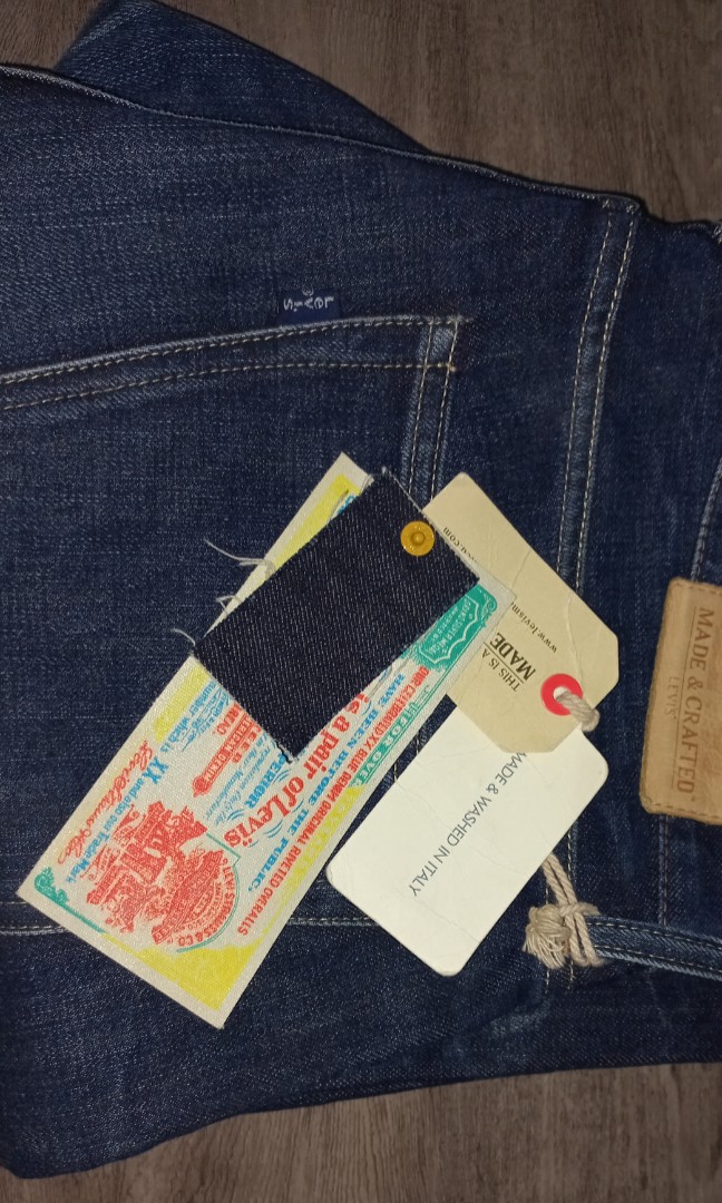 Levis made in Italy, Men's Fashion, Bottoms, Jeans on Carousell