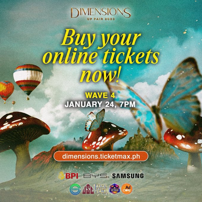 LF UP Fair Dimensions Tickets (2), Tickets & Vouchers, Event Tickets