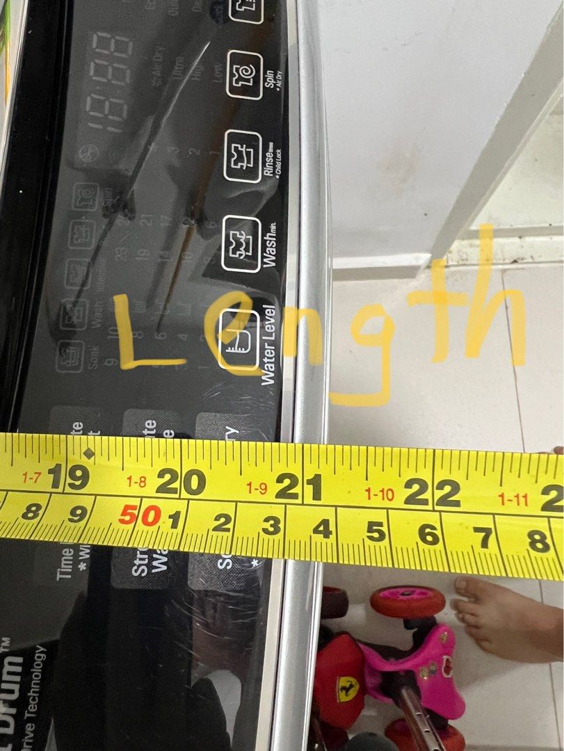 LG direct drive 10kg washing machine, TV & Home Appliances, Washing