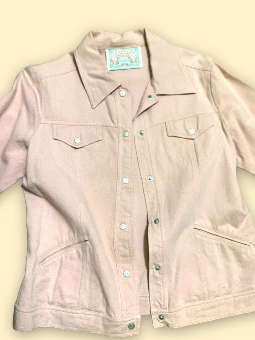 Light pink jacket, Women's Fashion, Coats, Jackets and Outerwear on