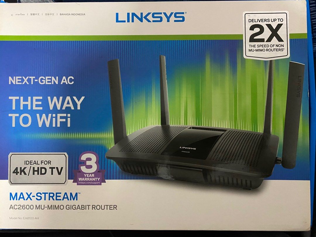 Linksys WIFI Router, Computers & Tech, Parts & Accessories, Networking