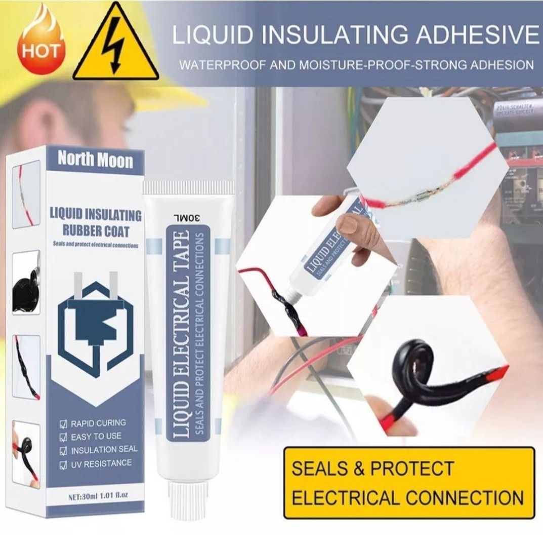 Liquid electrical tape, TV & Home Appliances, Electrical, Adaptors