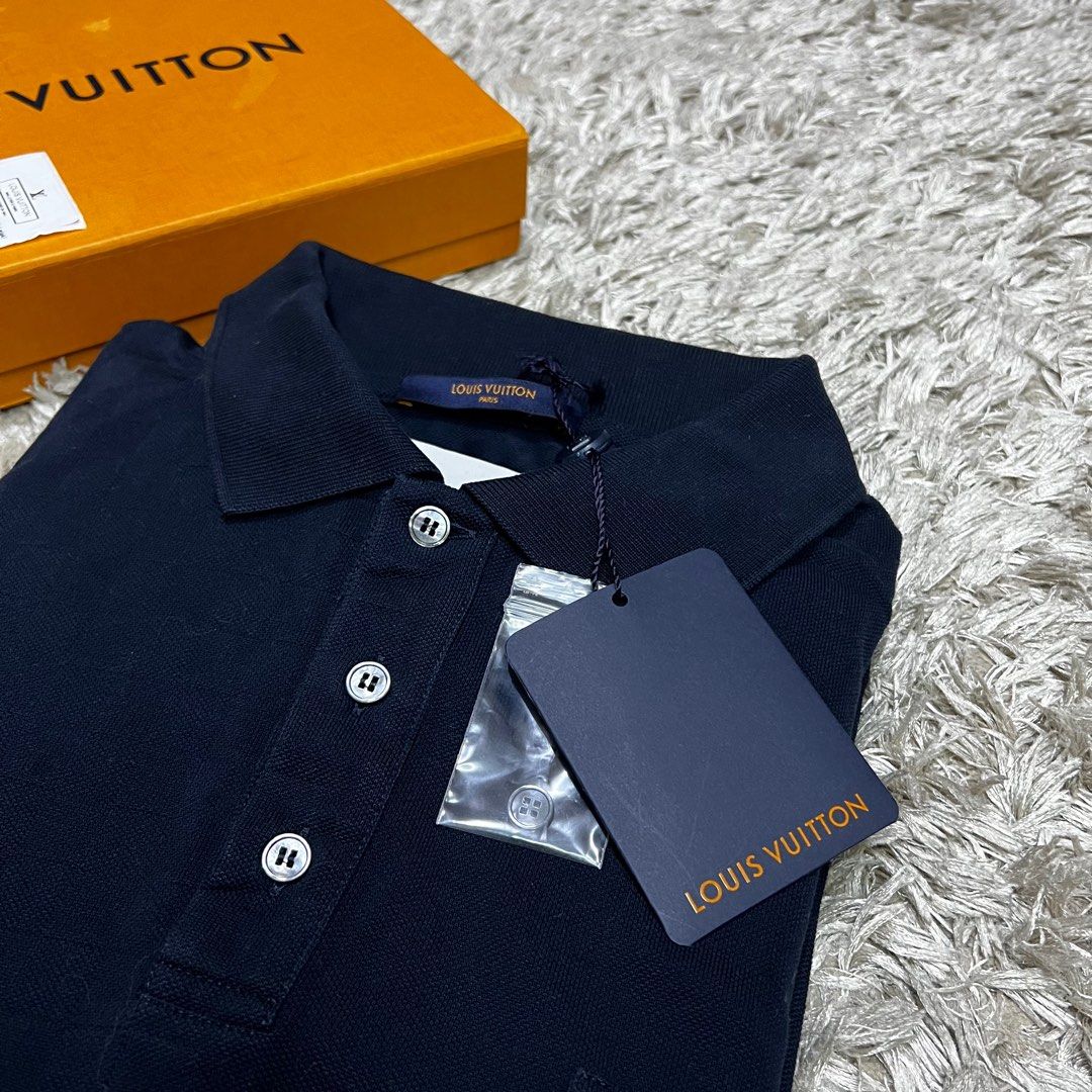 Louis Vuitton, Shirts, Louis Vuitton Half Damier Pocket Polo