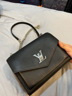 Louis Vuitton M51418 Mylockme Satchel Chain Bag , Black, One Size