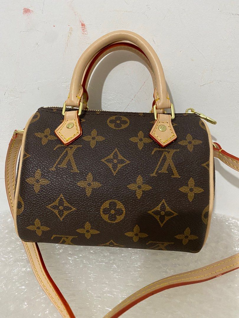 Used Louis Vuitton Nano Speedy 16cm Bag