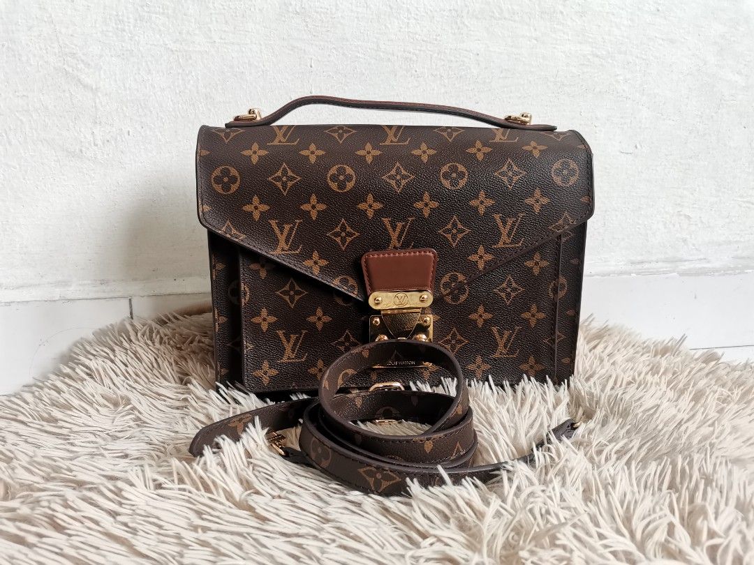 Authentic Louis Vuitton LV Monogram Monceau 28 sling / crossbody bag,  Luxury, Bags & Wallets on Carousell