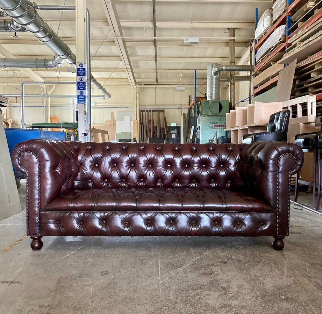 Mark Sofa Length 160cm Customisable Victorian Sofa Tufted Chesterfield ...