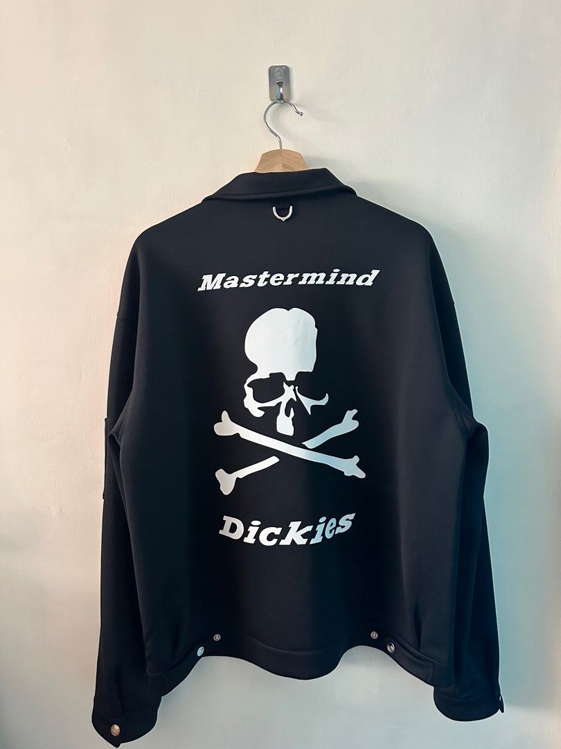 Mastermind Japan x Dickies polyester black jacket, 男裝, 外套及 