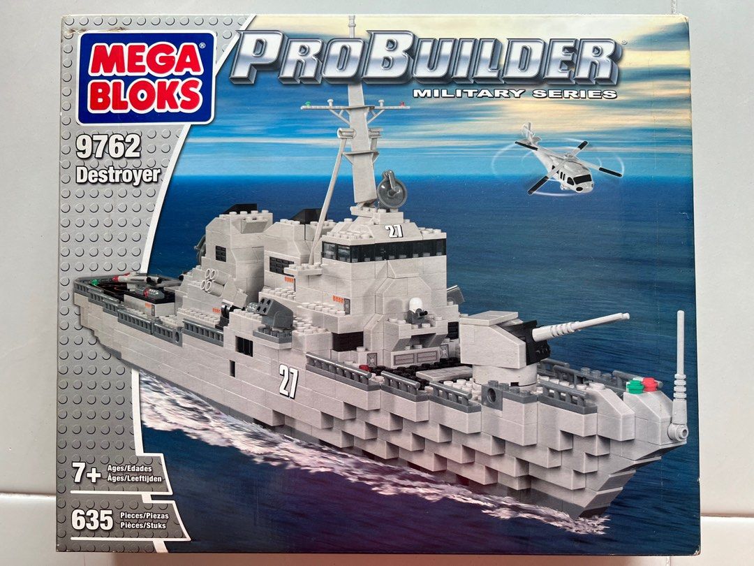 Mega Bloks Pro Builder Destroyer 9762