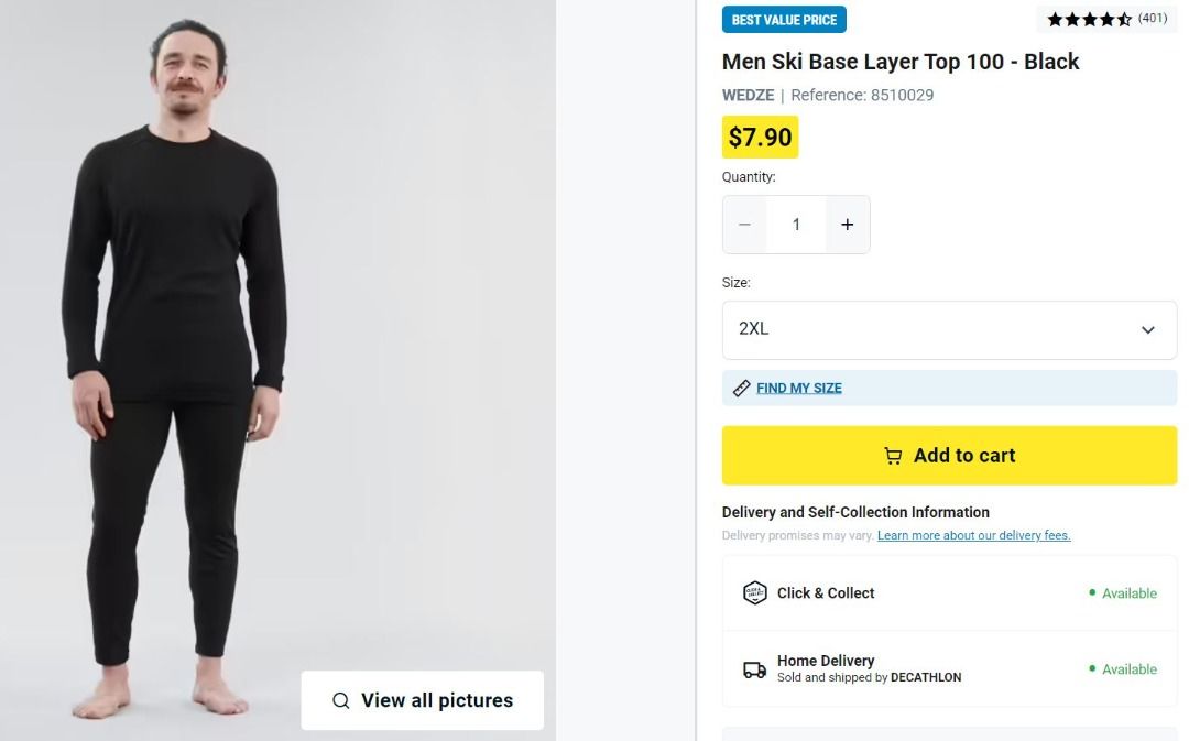 Decathlon thermal underwear discount