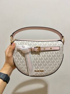 michael kors emilia half moon bag