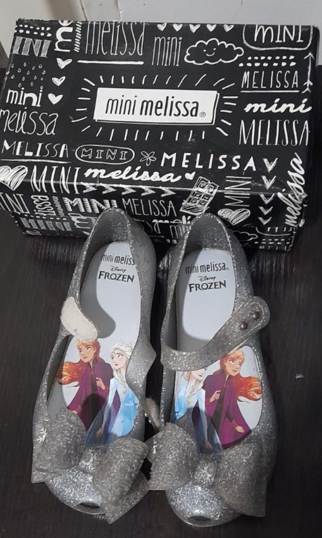 Mini Melissa Frozen shoes, Babies & Kids, Babies & Kids Fashion on