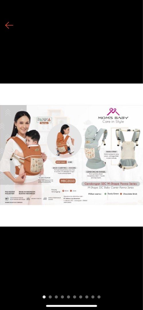 Harga moms baby care in style hotsell