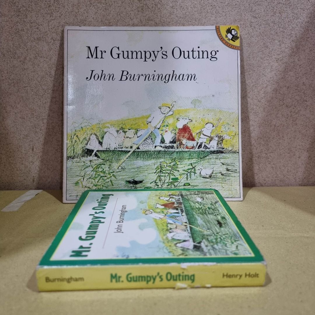 Mr. Grumpy's Outing by John Burningham (BB) EUC with shelf wear on spine | 220 (Category: Storybooks) located in Manila. Submitted by elcanomnlfinds (Listing ID 1211661013, Image 2). Description: Mr. Grumpy's Outing by John Burningham (BB) EUC with shelf wear on spine | 220 Mr. Grumpy's Outing by John Burningham (PB) EUC | 170 - SOLD - SF (C/o buyer): Grab, Lalamove, Gogo Express MOP: Gcash Location: Elcano, Manila .