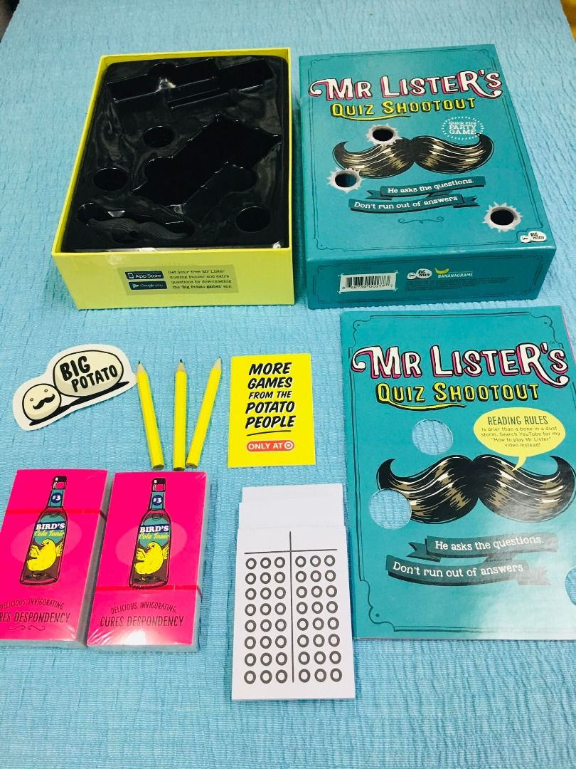 Mr. Lister's Quiz Shootout Quick Fire Party Game, Hobbies & Toys, Toys