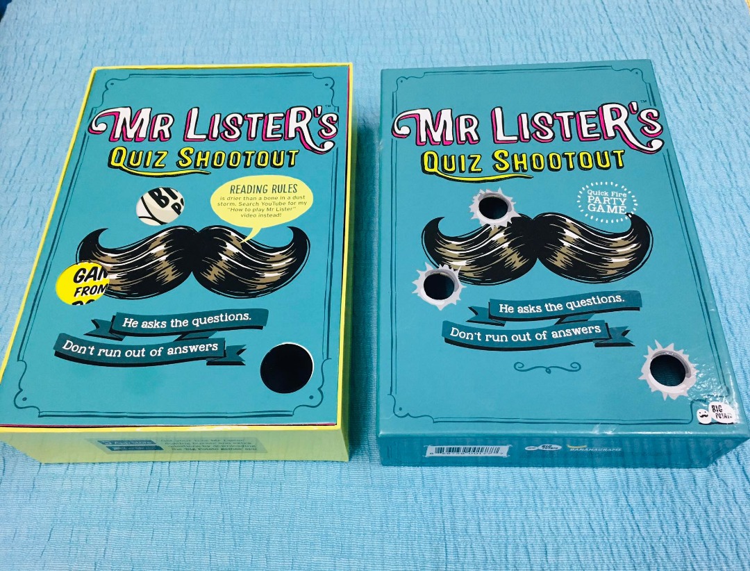 Mr. Lister's Quiz Shootout Quick Fire Party Game, Hobbies & Toys, Toys