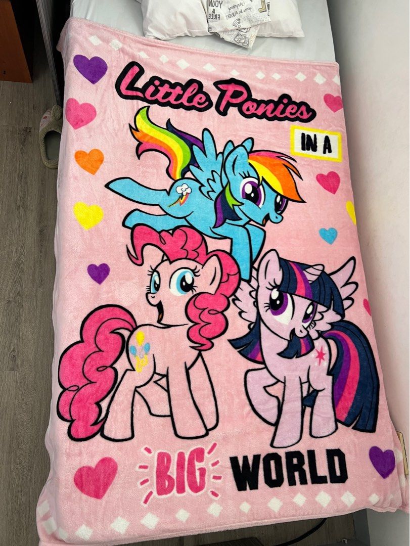 My Little Pony Blanket Fleece, Babies & Kids, Baby Nursery & Kids