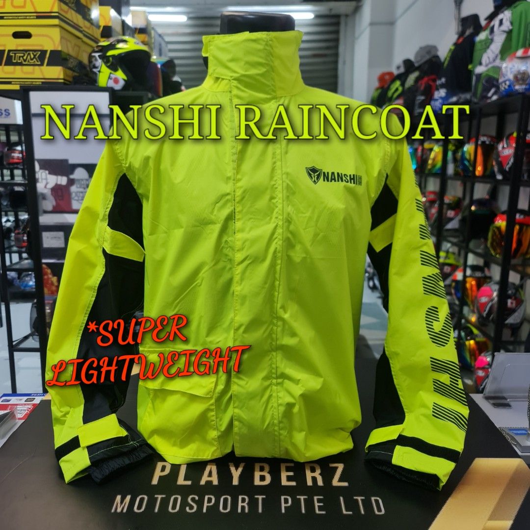 NANSHI SUPER LIGHTWEIGHT RAINCOAT Motorcycles Motorcycle Apparel on Carousell