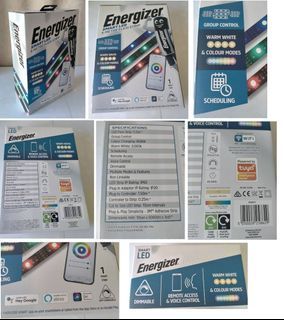 NEW Energizer Smart LED 5M Flexi Strip - Warm White and Colour Modes (tags: dj)
