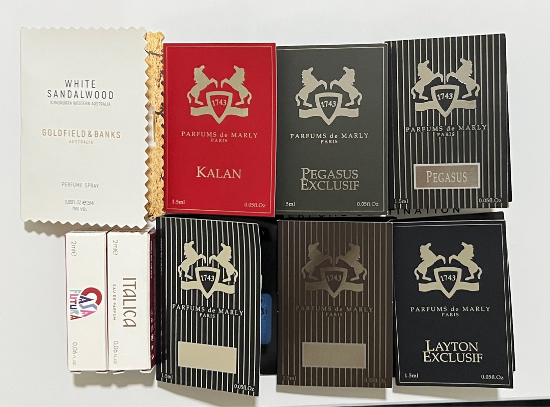 Niche Fragrance Samples ( Parfums de Marly / Xerjoff / Casamorati
