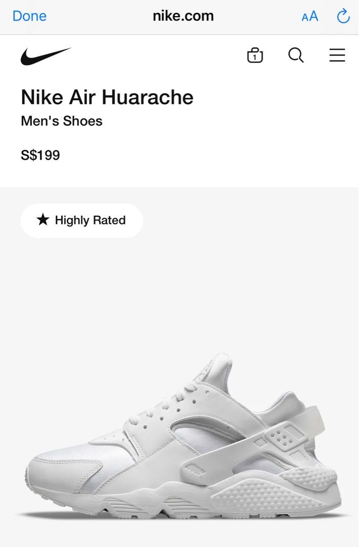 Air huarache price new arrivals