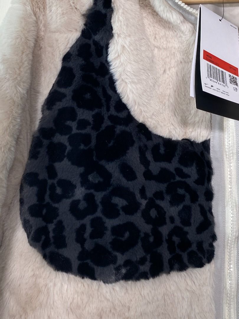 nike leopard fur jacket