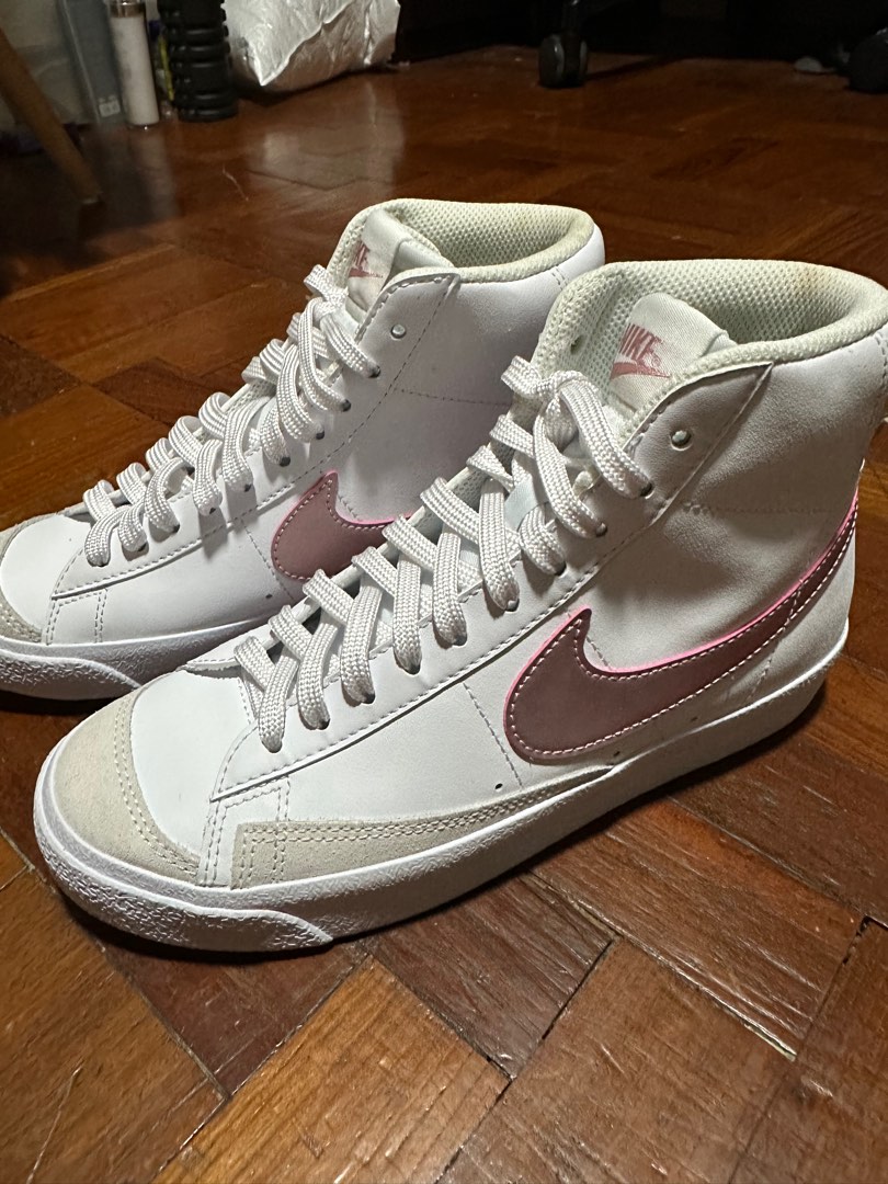NIKE BLAZER ROSE GOLD Women s Fashion Footwear Sneakers on