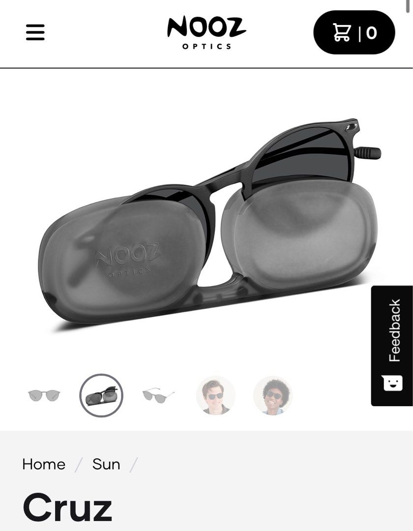 Lunettes De Soleil NOOZ Fly - Polarisées, Protection UV100%, Monture Incassable Ultra Légère, étui Fin