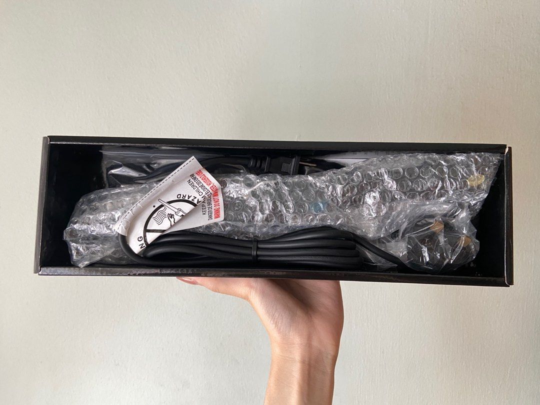 NuMe Professional Classic Pearl Curling Wand Hair Iron Beauty