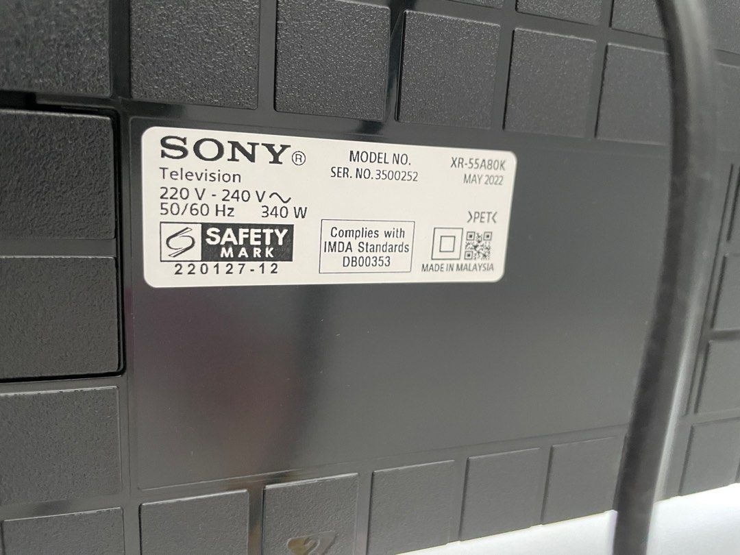 OLED TV SONY XR55A80K BRAVIA, TV & Home Appliances, TV & Entertainment