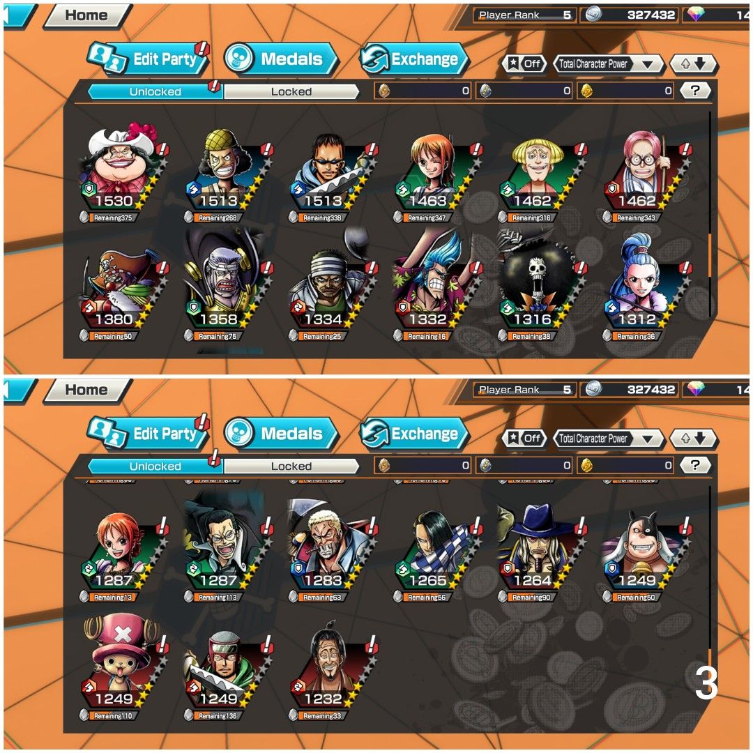 OPBR One Piece Bounty Rush Account Zoro Onigashima Extreme Legendary