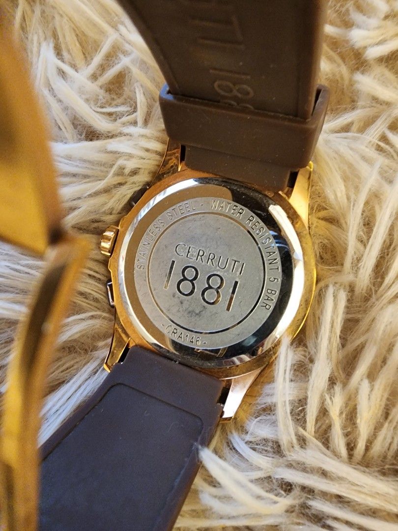 Original Cerruti 1881 Man Watch, Men's Fashion, Watches & Accessories ...