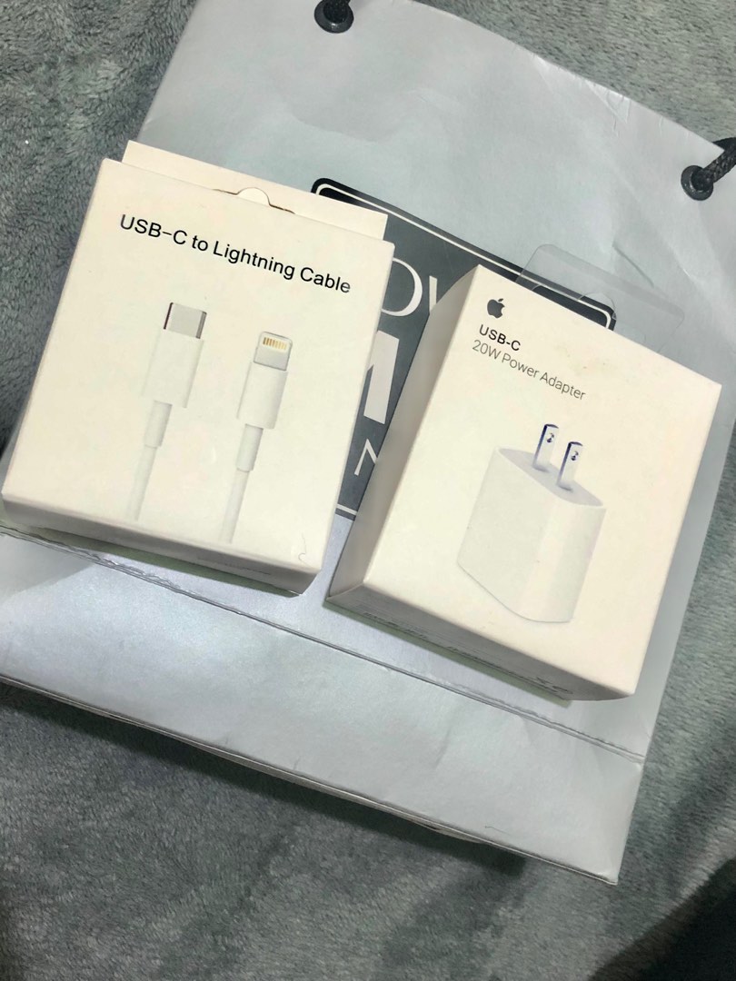 Original Iphone Charger Set 20watts, Mobile Phones & Gadgets, Mobile ...