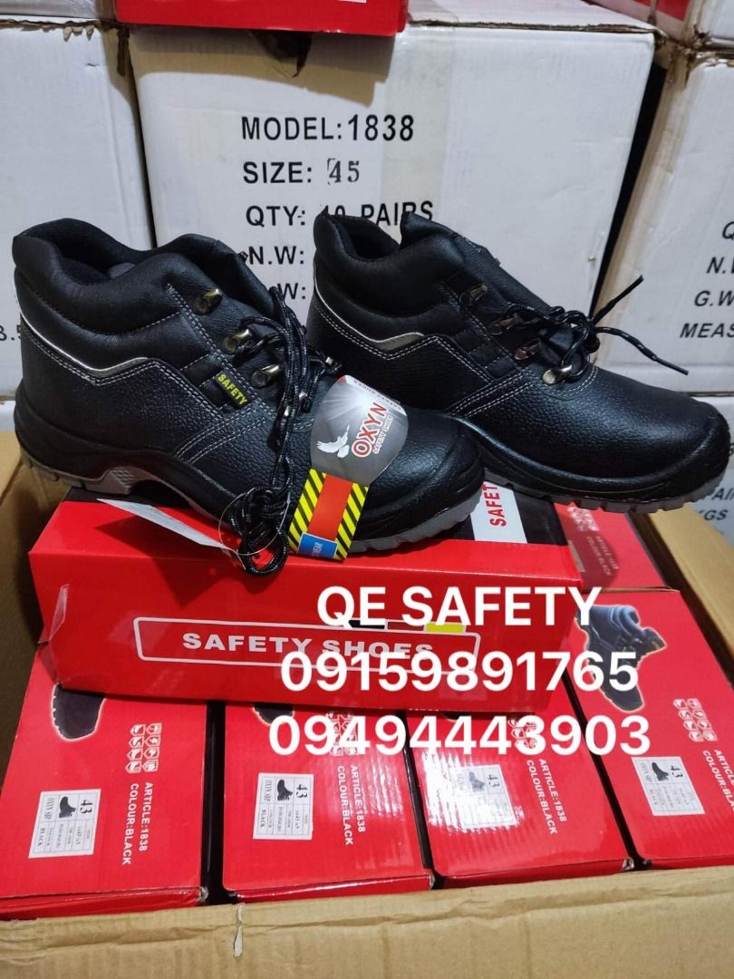 Oxyn Safety Shoes with Refeclector, Men's Fashion, Footwear, Casual