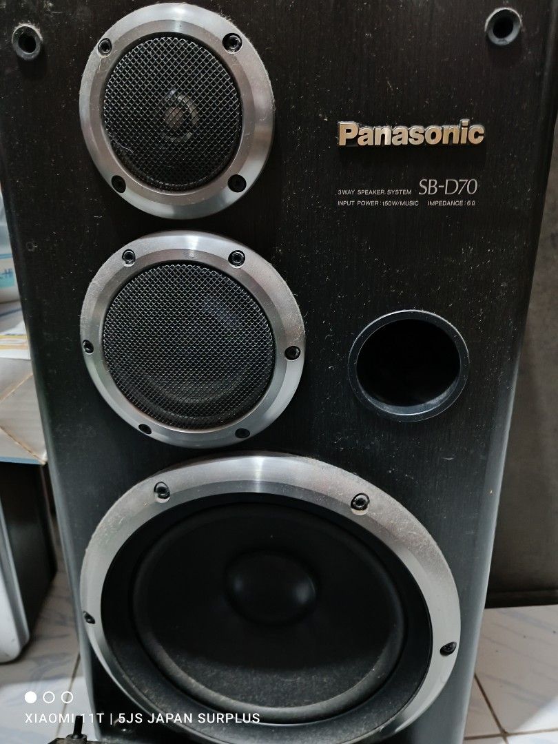 Panasonic 3way speaker SB-D70 150WATTS, Audio, Soundbars, Speakers ...