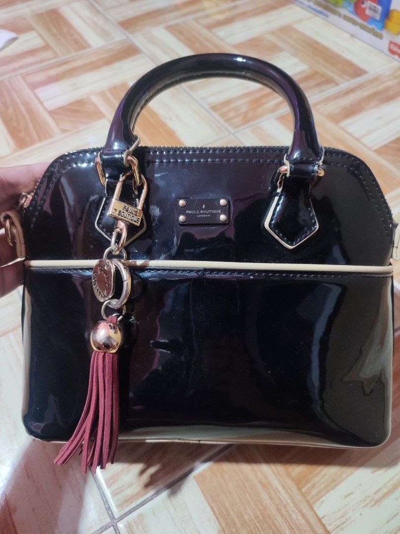 Patent leather crossbody bag PAULS BOUTIQUE Black in Patent