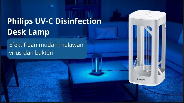 Philips UVC disinfection desk lamp Furniture Home Living Lighting Fans Lighting on Carousell