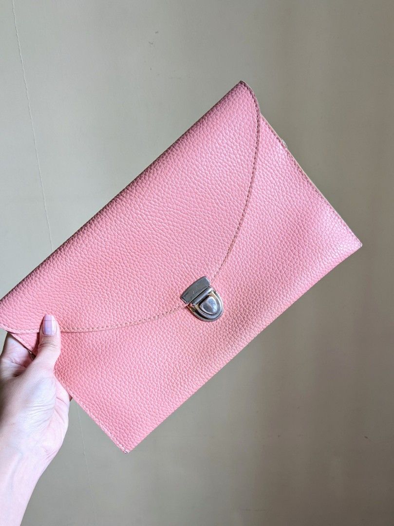 Cheap pink hotsell clutch bag