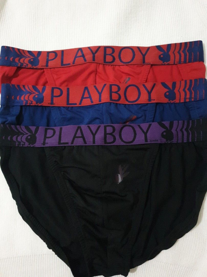 Playboy Men Silk Underwear, Men's Fashion, Bottoms, New Underwear on