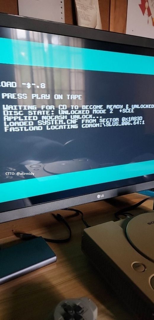 PlayStation PS1 Backup/Import Loader Cheat Cartridge Plug and Play